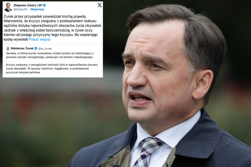 Bulwersująca sprawa z Giżycka. Ziobro odpowiada Żurkowi