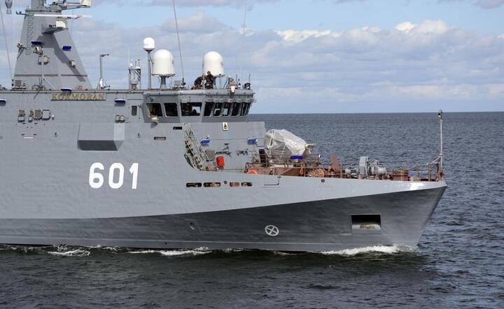 Próby morskie ORP Kormoran, fot. Tomasz Grotnik/materiały prasowe MON