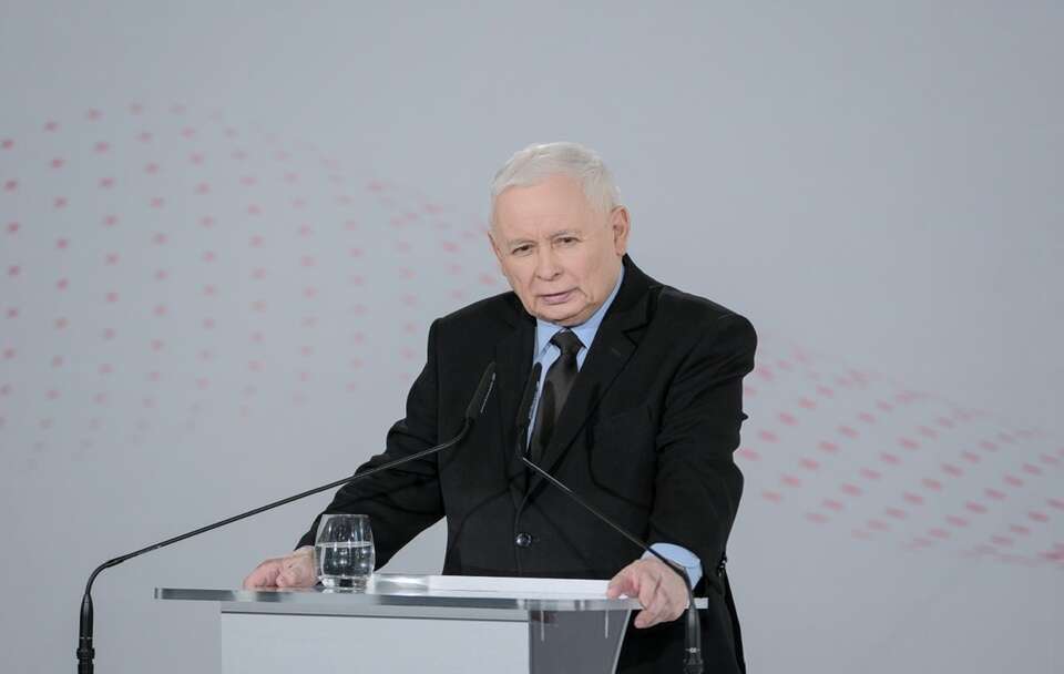 Prezes PiS Jarosław Kaczyński / autor: PAP/Mateusz Marek