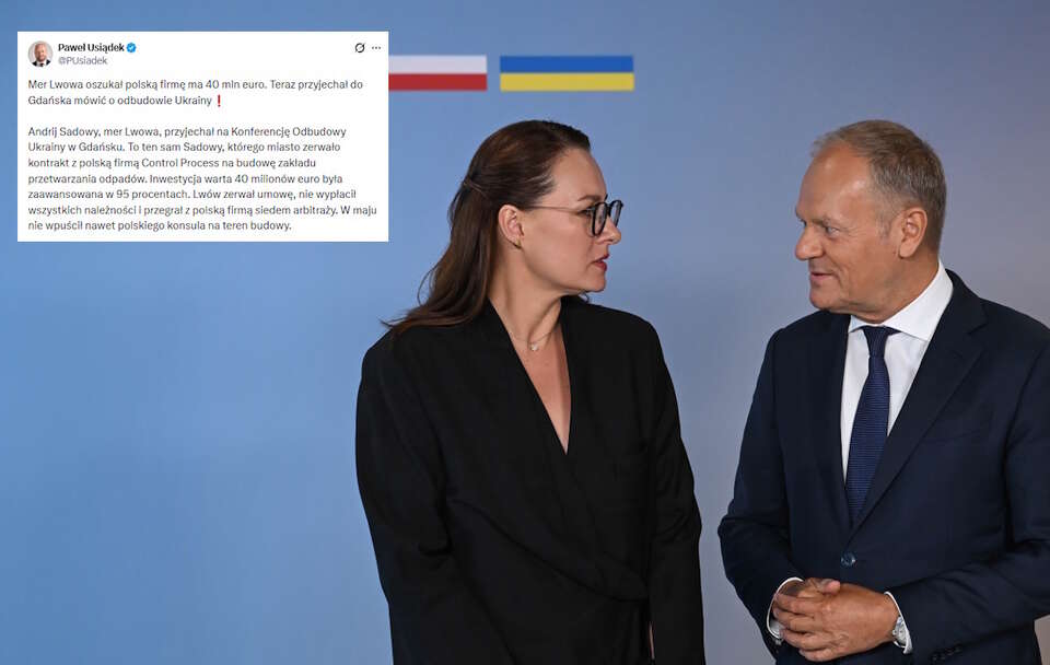Konferencja na rzecz Odbudowy Ukrainy. Premier RP Donald Tusk oraz premier Ukrainy Julia Swyrydenko. / autor: PAP/Adam Warżawa