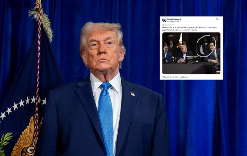 Prezydent USA Donald Trump / autor: PAP/EPA/NICOLE COMBEAU / POOL