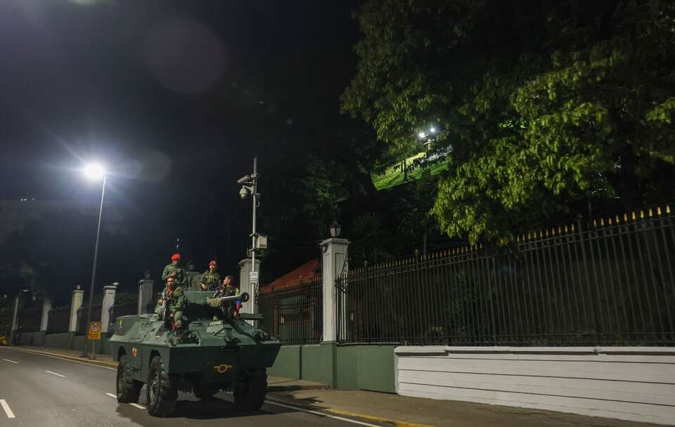 Wenezuelskie wojsko  / autor: 	PAP/EPA/MIGUEL GUTIERREZ