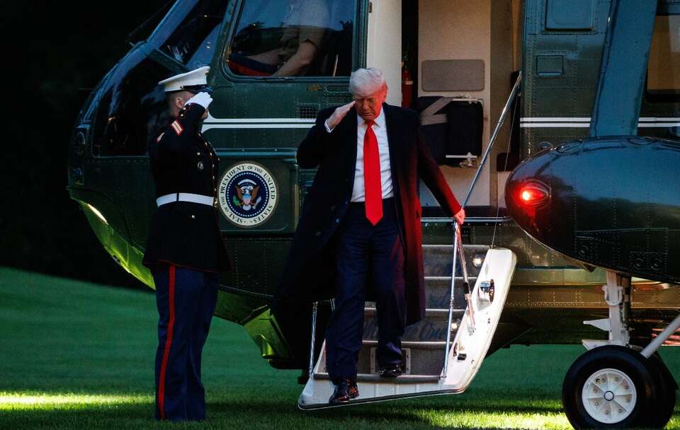 Donald Trump / autor: PAP/EPA/SAMUEL CORUM / POOL