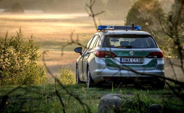Patrol Straży Granicznej na Podlasiu / autor: Twitter @Straz_Graniczna
