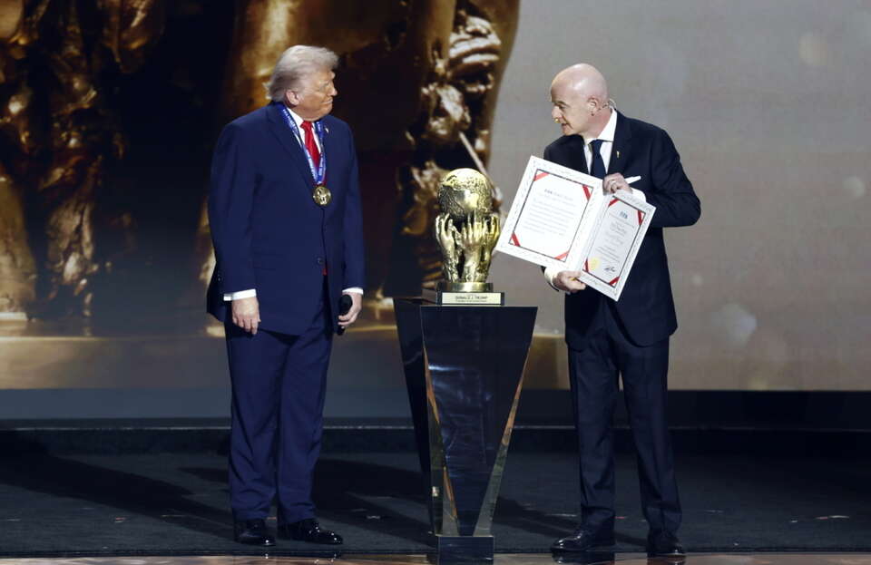 Trump naj bi prejel FIFA nagrado za mir na žrebu Svetovnega prvenstva 2026