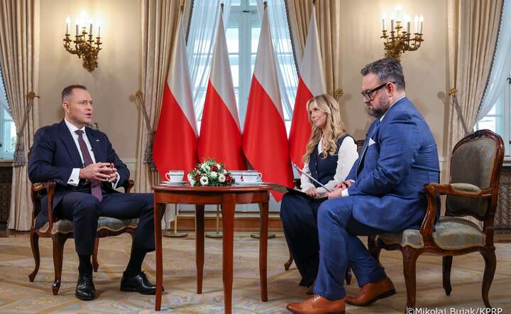 Prezydent Karol Nawrocki w Telewizji wPolsce24 / autor: KPRP/M. Bujak