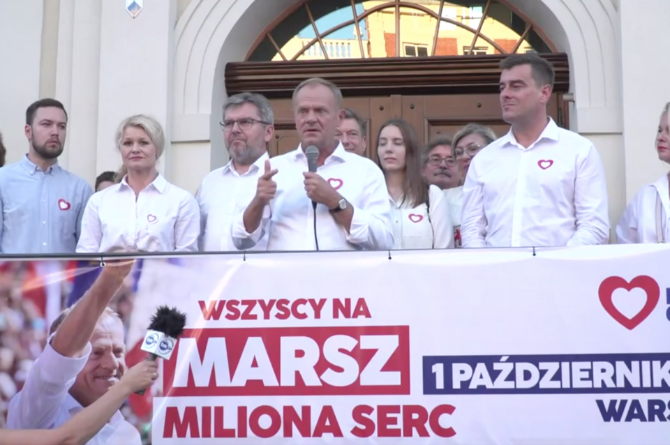 Donald Tusk w Lesznie  / autor: X/Platforma Obywatelska