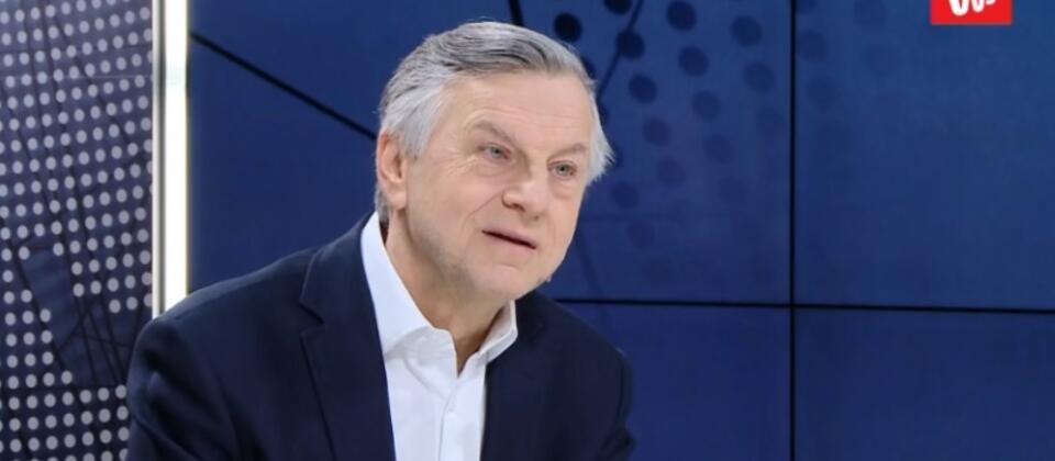 Andrzej Zybertowicz / autor: screen twit wp.pl
