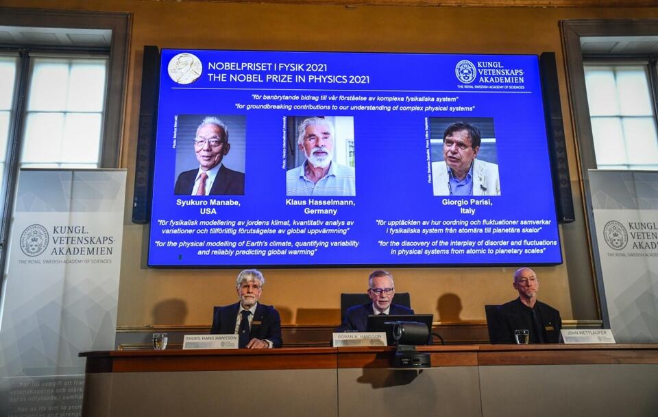 Ogłoszono laureatów Nagrody Nobla z fizyki / autor: PAP/EPA/Pontus Lundahl