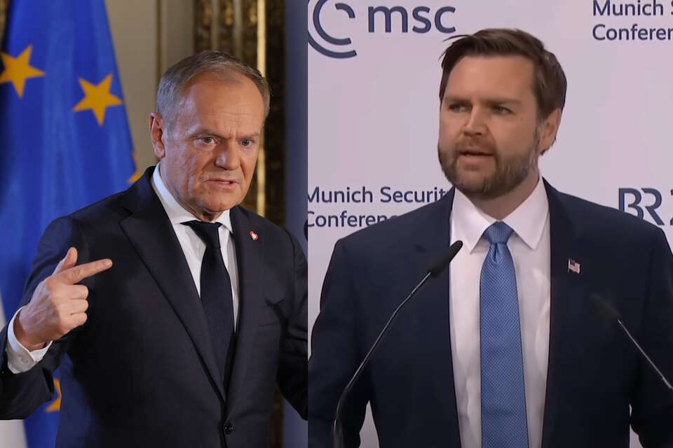 Donald Tusk / JD Vance / autor: PAP / YouTube