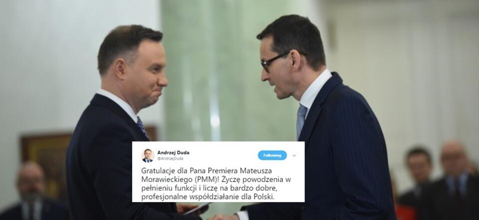 autor: PAP/Radek Pietruszka/Twitter/Andrzej Duda