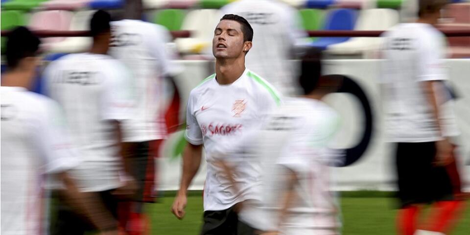Nr 3 na liście - Cristiano Ronaldo/fot. PAP/EPA/HUGO DELGADO
