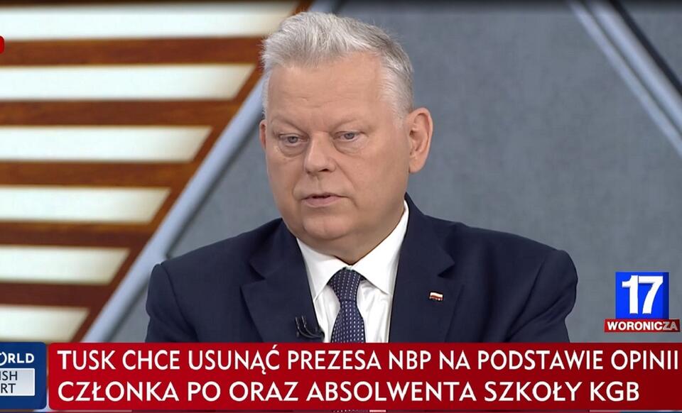 Poseł PiS Marek Suski w programie "Woronicza 17" / autor: vod.tvp.pl