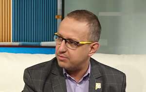 Poseł Polski 2050 Łukasz Osmalak na antenie Telewizji wPolsce24 / autor: Telewizja wPolsce24