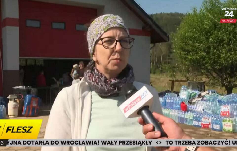 sołtys Starego Gierałtowa / autor: screenshot wPolsce24