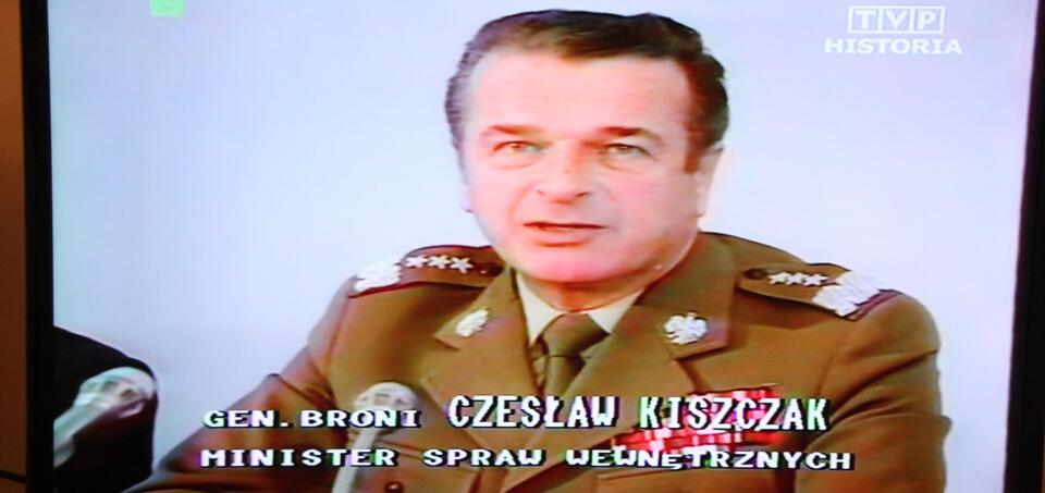 Czesław Kiszczak / autor: Dziennik Telewizyjny z okresu PRL