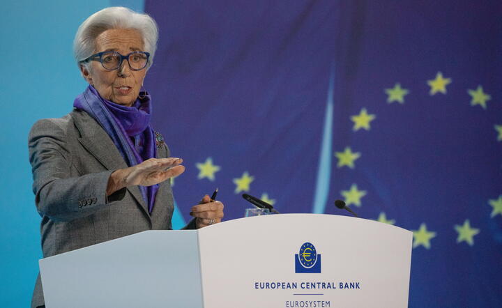 Christine Lagarde, prezes EBC / autor: PAP/EPA