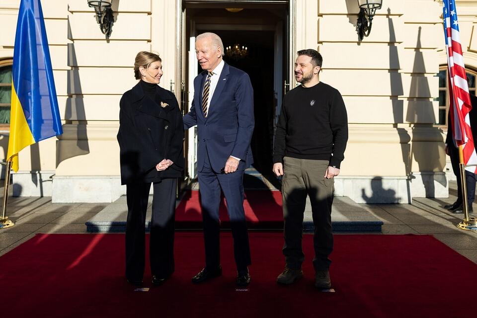 Joe Biden w Kijowie / autor: PAP/EPA/UKRAINIAN PRESIDENTIAL PRESS SERVICE HANDOUT