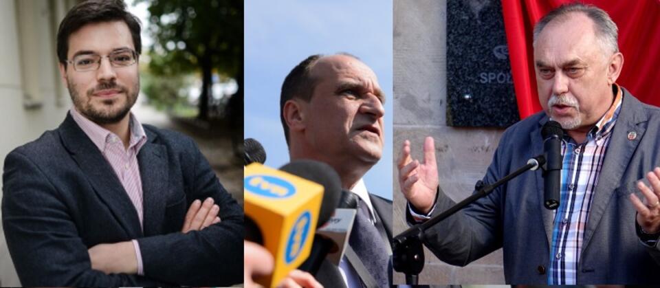 fot. profil J. Sanockiego na FB/profil S. Tyszki na FB/PAP/J. Kaczmarczyk