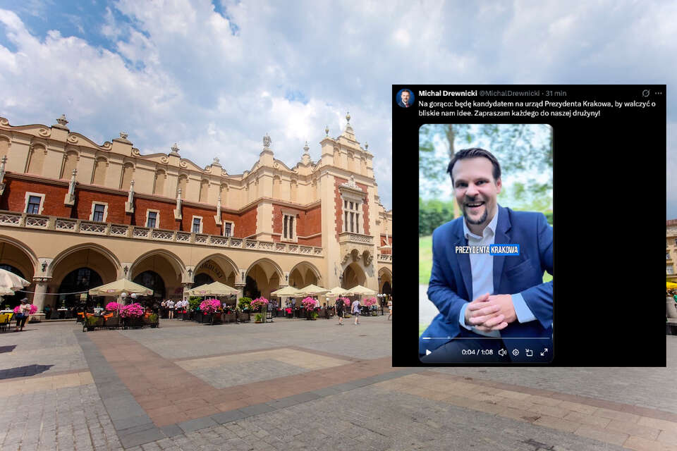 Pierwsza aktywność kandydata PiS na włodarza Krakowa
