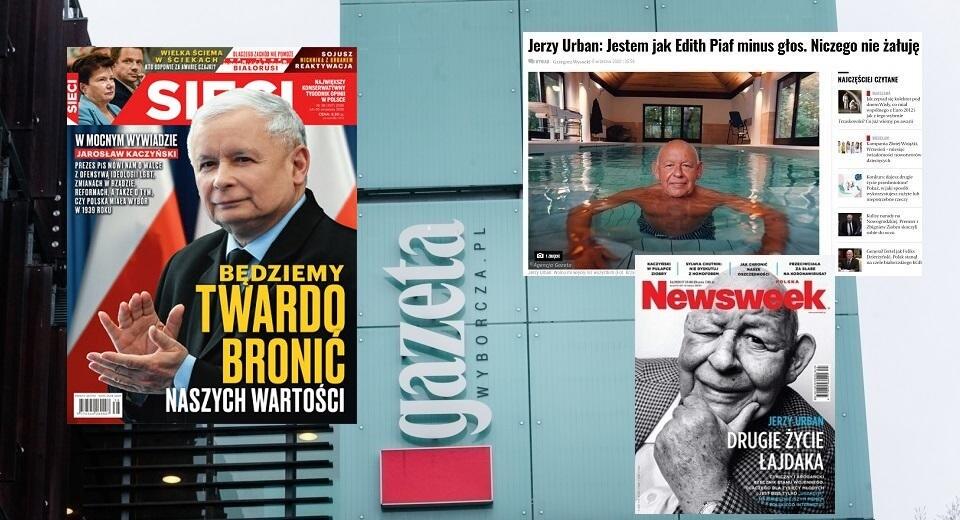 autor: Fratria/screen wyborcza.pl/okładka Newsweeka
