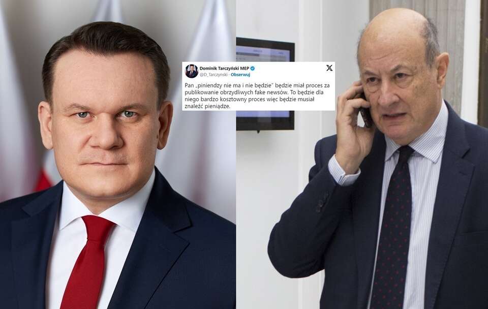 Tarczyński pozwie Rostowskiego! Chodzi o podanie fake newsa