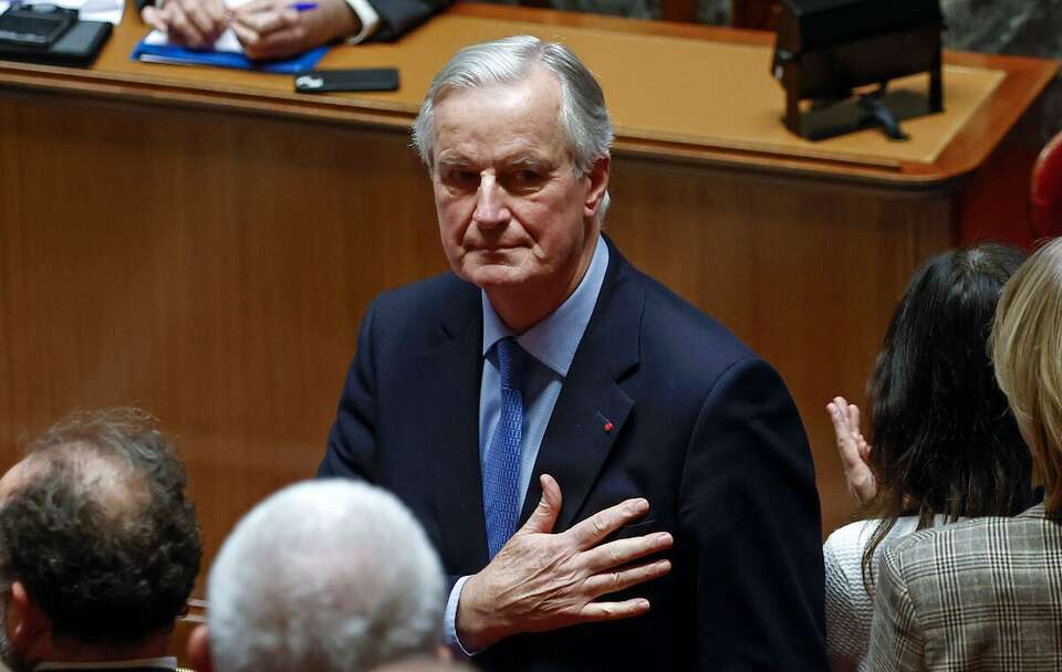 Michel Barnier / autor: PAP/EPA/YOAN VALAT