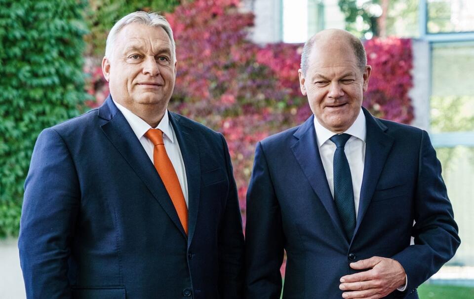 Premier Węgier spotkał się w Berlinie z kanclerzem Niemiec / autor: PAP/EPA