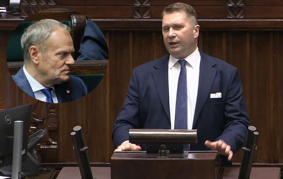 Przemysław Czarnek; Donald Tusk / autor: Sejm/PAP/Rafał Guz
