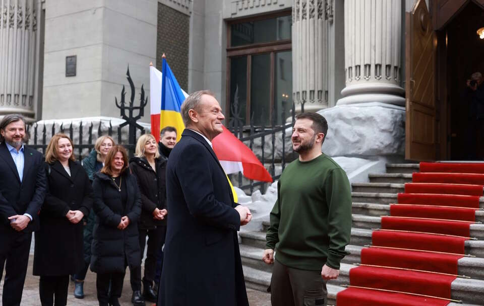 Donald Tusk i Wołodymyr Zełenski / autor: wikimedia.commons: Gov.pl/https://creativecommons.org/licenses/by/3.0/pl/deed.en