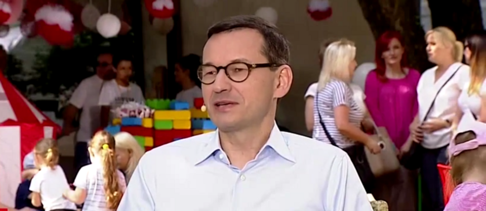 Premier Mateusz Morawiecki / autor: print screen TVP Info/wPolityce.pl