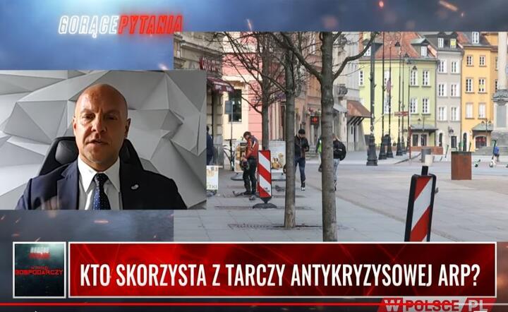 Konrad Trzonkowski,dyrektor zarządzający ARP w Wywiadzie Gospodarczym w Telewizji wPolsce.pl / autor: Fratria