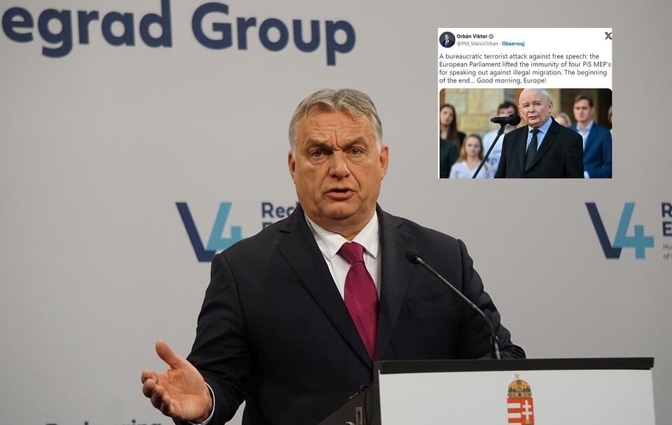 Viktor Orban / autor: Fratria/Twitter (screenshot)