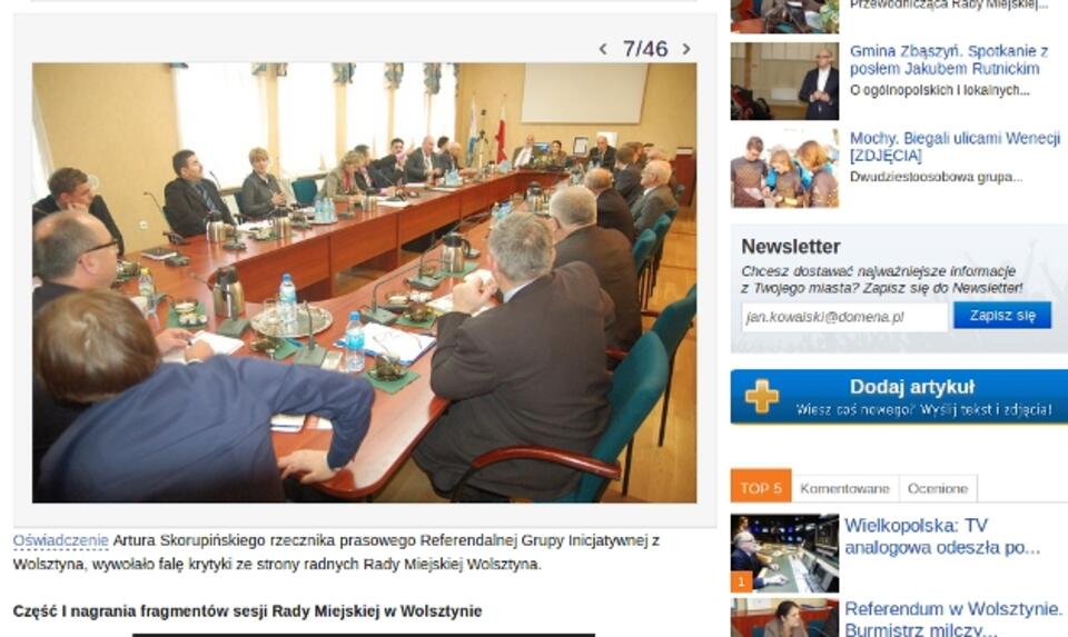 Fot. Wolsztyn.naszemiasto.pl