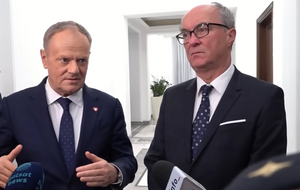 Donald Tusk, Włodzimierz Czarzasty / autor: YouTube / Donald Tusk