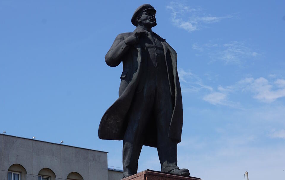 Pomnik Lenina w Grodnie, Białoruś, maj 2019 roku / autor: Fratria