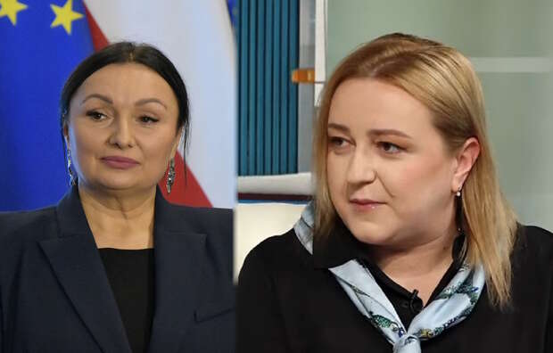 Monika Wielichowska (KO) i Olga Semeniuk-Patkowska (PiS) / autor: Fratria/wPolsce24