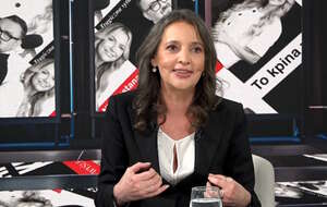 Przewodnicząca Krajowej Rady Sądownictwa sędzia Dagmara Pawełczyk-Woicka (na zdjęciu) komentuje pseudoślubowanie w Sejmie / autor: Telewizja wPolsce24