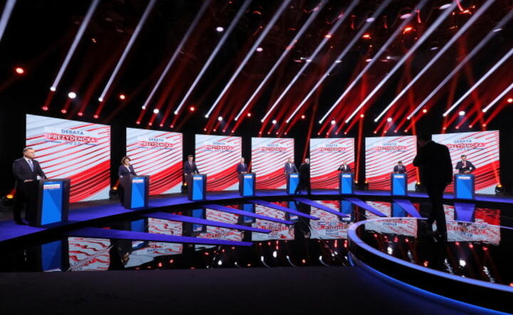 Debata prezydencka w TVP / autor: PAP/Paweł Supernak