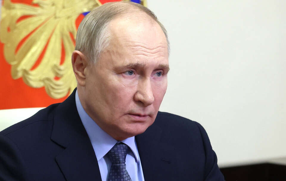 Rosyjski dyktator Władimir Putin / autor: Russian President Vladimir Putin chairs Russian Security Council