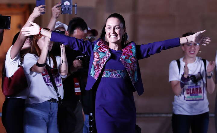 Claudia Sheinbaum oficjalnie obejmie urząd 1 października / autor: Mario Guzman/EPA/PAP