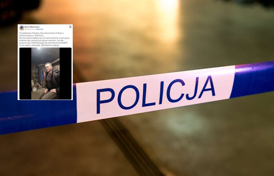 Policjant z Tolkmicka alarmuje / autor: Fratria/X