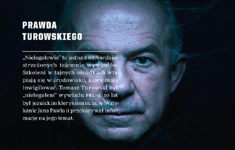 Fragment okładki książki o Turowskim