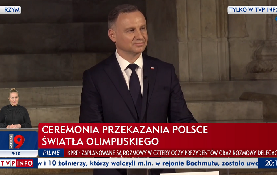 Prezydent Andrzej Duda / autor: wPolityce.pl/TVP Info