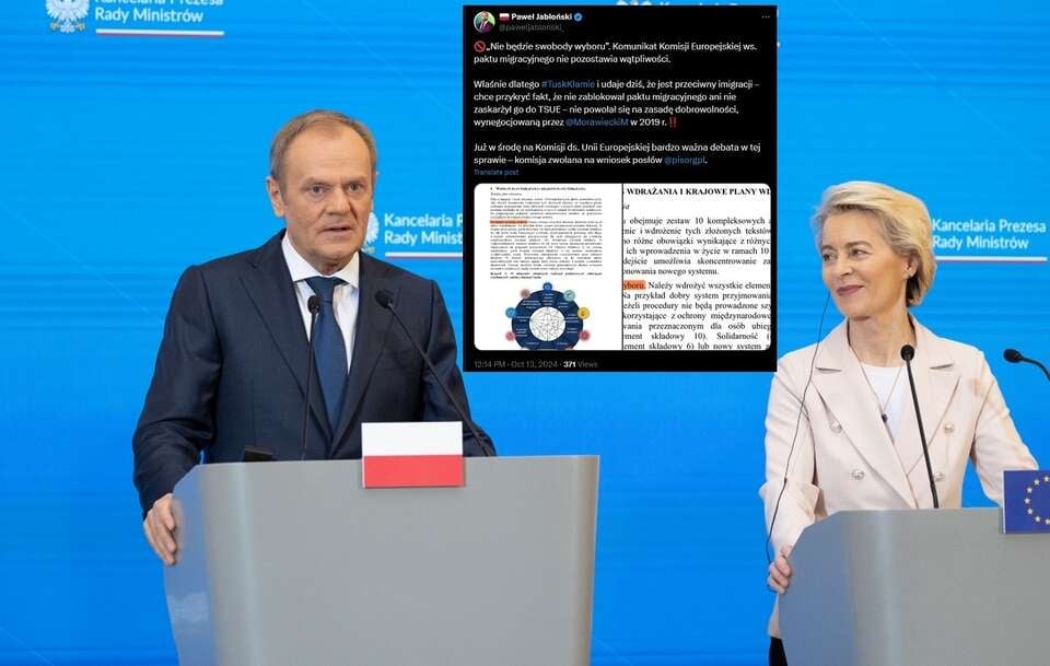 Donald Tusk/Ursula von der Leyen / autor: Fratria