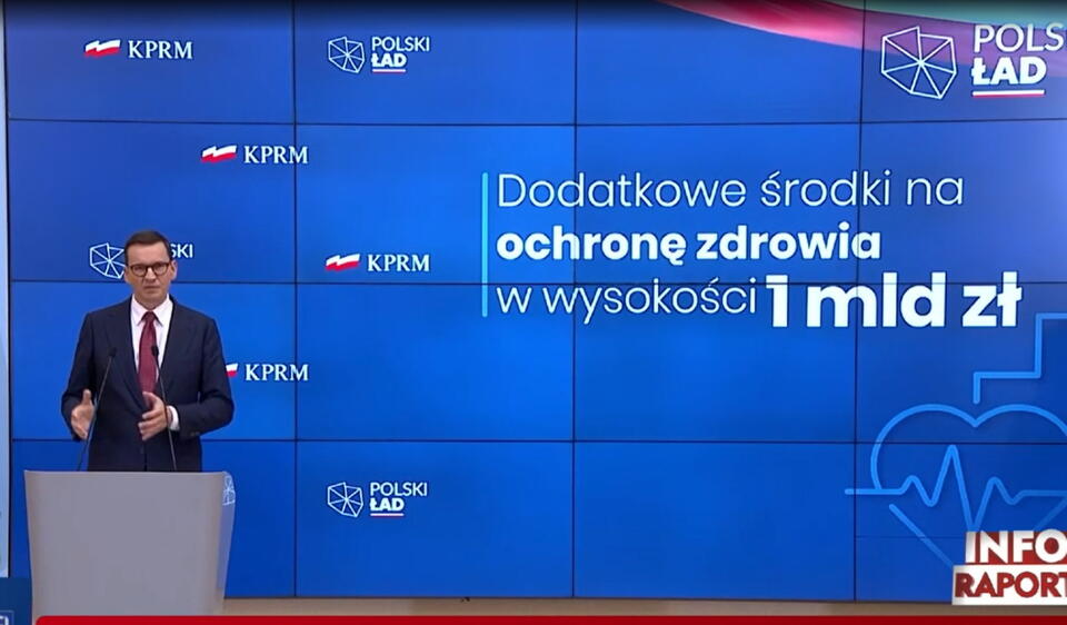 Mateusz Morawiecki  / autor: screenshot TVP Info