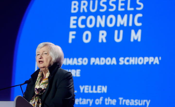 minister finansów USA Janet Yellen / autor: fotoserwis PAP