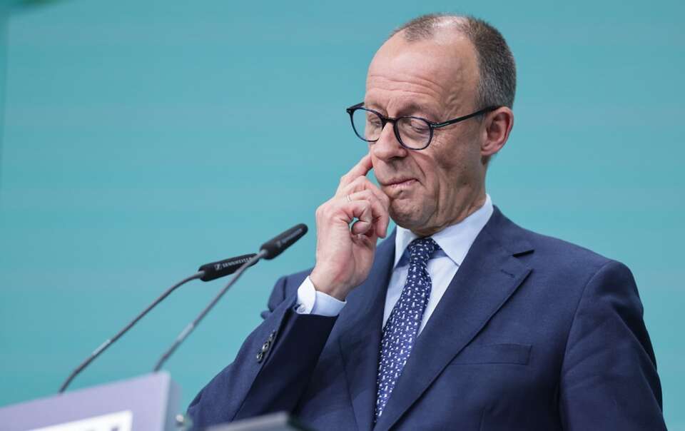 Friedrich Merz / autor: PAP/EPA/HANNIBAL HANSCHKE