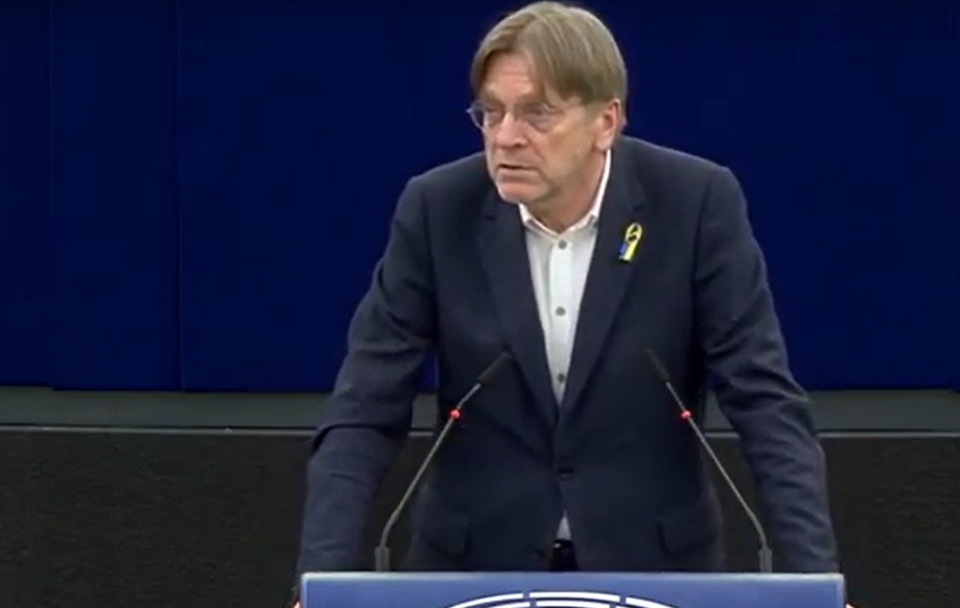 Guy Verhofstadt / autor: Screen/YouTube