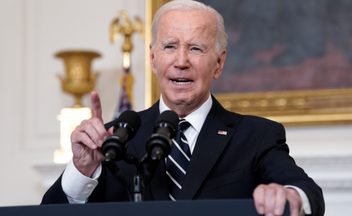 Prezydent USA Joe Biden / autor: PAP/EPA/Yuri Gripas / POOL